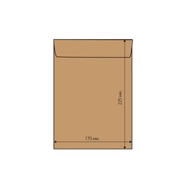 Airpoc Плик с въздушни мехурчета C/13, 225 x 175 mm, със самозалепваща лента, кафяв