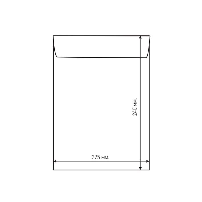 Airpoc Плик с въздушни мехурчета E/15, 275 x 240 mm, със самозалепваща лента, бял