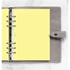 Filofax Пълнител за органайзер, A5, на редове, жълти листове