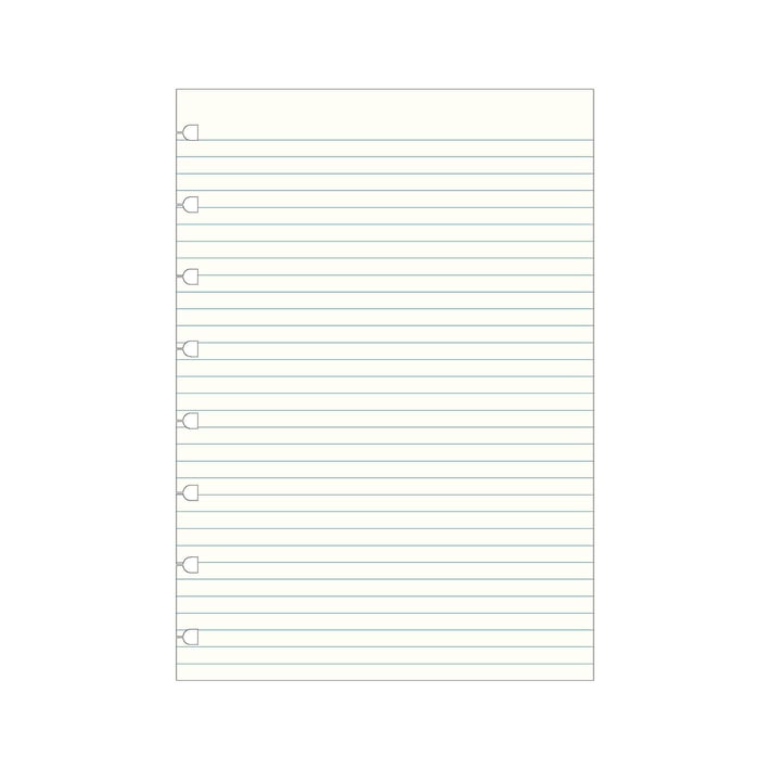 Filofax Пълнител за тефтер, A5, на редове, 32 листа