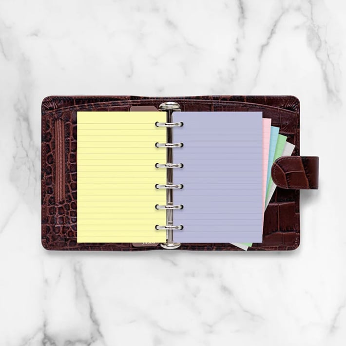 Filofax Пълнител за органайзер Pastel Pocket, на редове, цветен