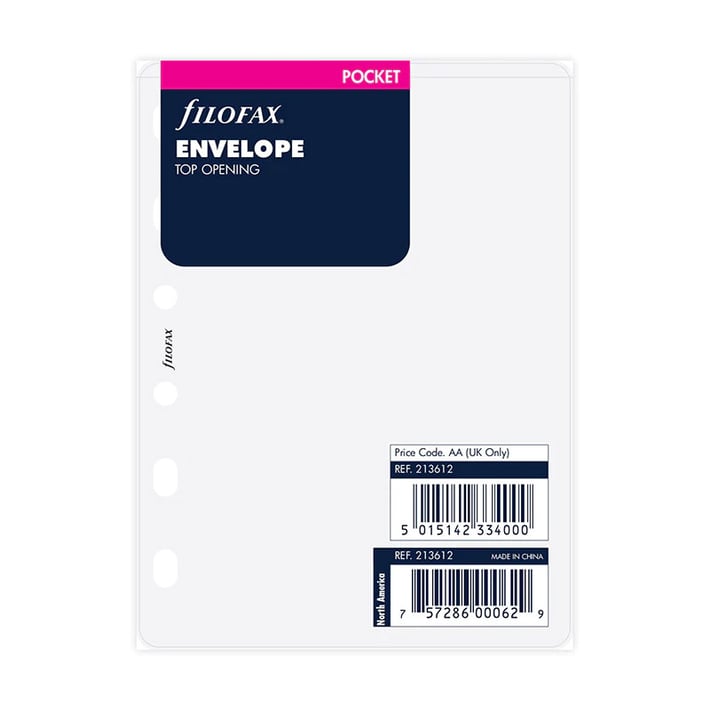 Filofax Плик за органайзер Pocket, прозрачен