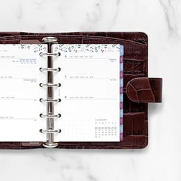 Filofax Пълнител за органайзер Garden Pocket, 1 седмица на 2 страници