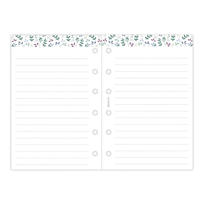 Filofax Пълнител за органайзер Garden Pocket, 1 седмица на 2 страници