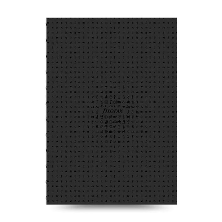 Filofax Тефтер - пълнител за папка, A5, на редове, черен