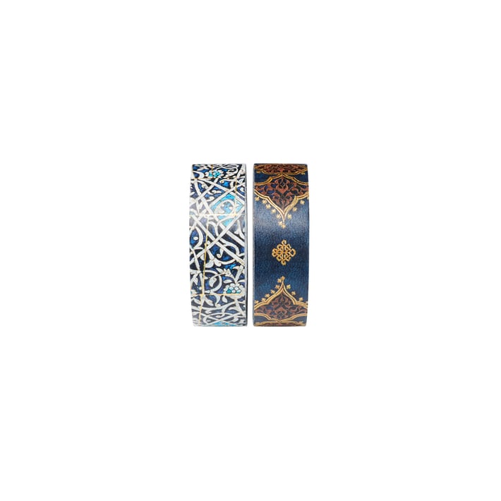 Paperblanks Самозалепваща лента Granada & Safavid Indigo, декоративна, 2 броя