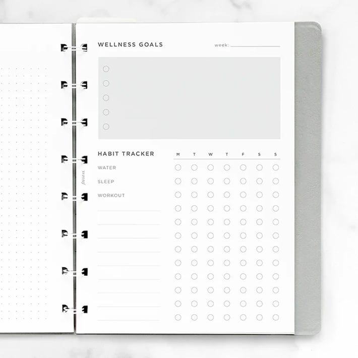 Filofax Пълнител за тефтер Minimal Wellness, А5