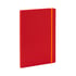Fabriano Тетрадка Ispira, A5, широки редове, шита, твърда корица, 96 листа, червена