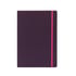 Fabriano Тетрадка Ispira, A5, широки редове, шита, твърда корица, 96 листа, лилава
