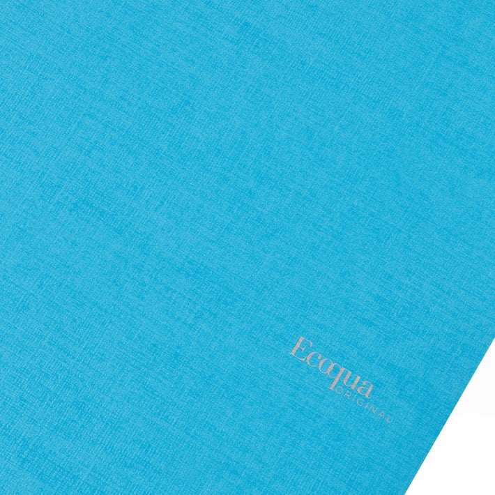 Fabriano Тетрадка Ecoqua, A5, картонена корица, със спирала, 70 листа, синя