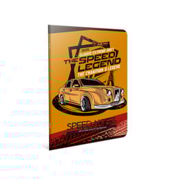 Gipta Тетрадка Speed, А4, бяла хартия, широки редове, PP корица, 60 листа