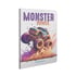 Gipta Тетрадка Monster, A4, бяла хартия, на квадратчета, картонена корица, 60 листа