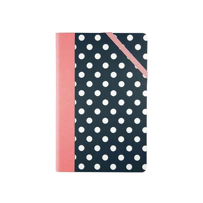 Milan Тефтер Dots, А5, с ластик, на квадратчета, 80 g, 104 листа, 5 броя