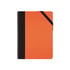 Milan Тефтер Fluo, на точки, с ластик, малък, 80 g, 104 листа, оранжев, 7 броя