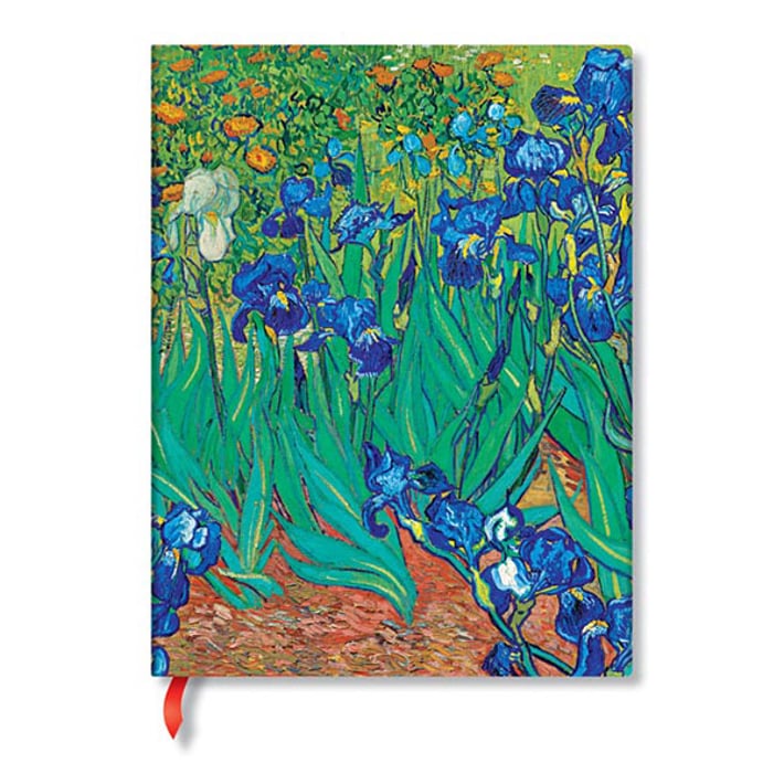Paperblanks Тефтер Van Goghs Irises, Ultra, твърда корица, 72 листа