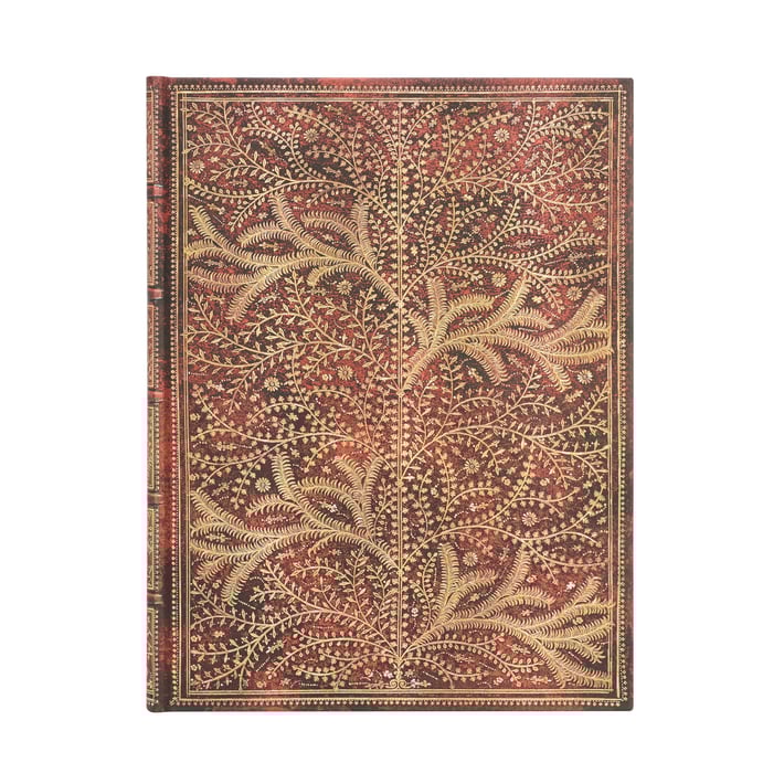 Paperblanks Тефтер Wildwood, 180 х 230 mm, широки редове, твърда корица, 72 листа