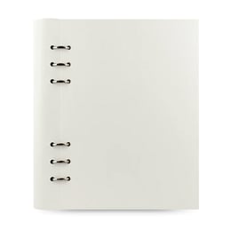 Filofax Тефтер Clipbook Monochrome, A5, бял