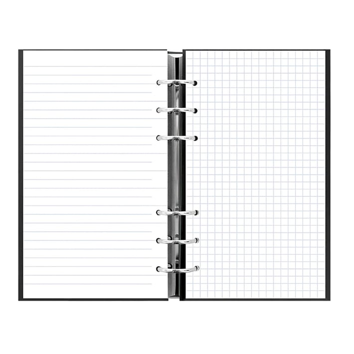 Filofax Тефтер Clipbook Monochrome Personal, черен