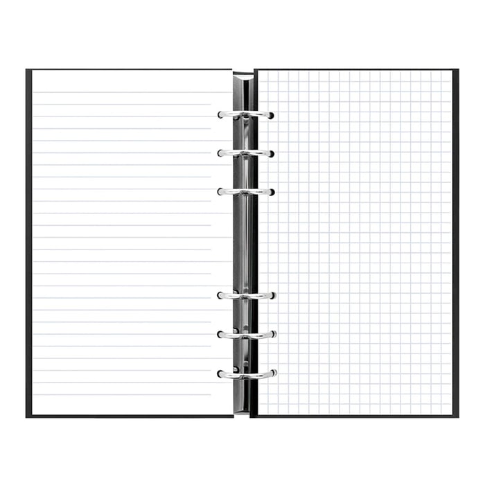 Filofax Тефтер Clipbook Monochrome Personal, черен