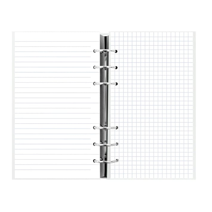 Filofax Тефтер Clipbook Monochrome Personal, бял