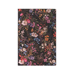 Paperblanks Тефтер Floralia, Mini, широки редове, мека корица, 104 листа