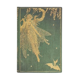 Paperblanks Тефтер Olive Fairy, Mini, широки редове, твърда корица, 88 листа
