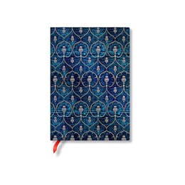 Paperblanks Тефтер Blue Velvet, 130 х 180 mm, мека корица, 88 листа