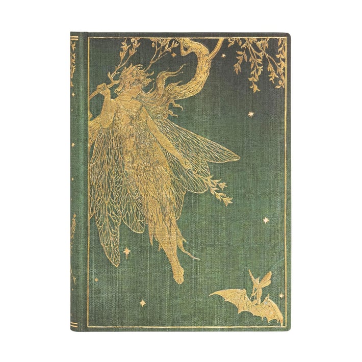Paperblanks Тефтер Olive Fairy, Midi, твърда корица, 72 листа