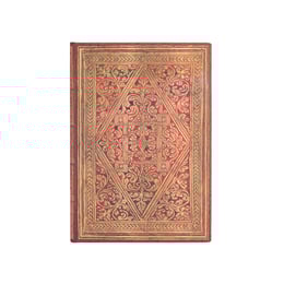 Paperblanks Тефтер Golden Pathway, Midi, широки редове, твърда корица, 72 листа