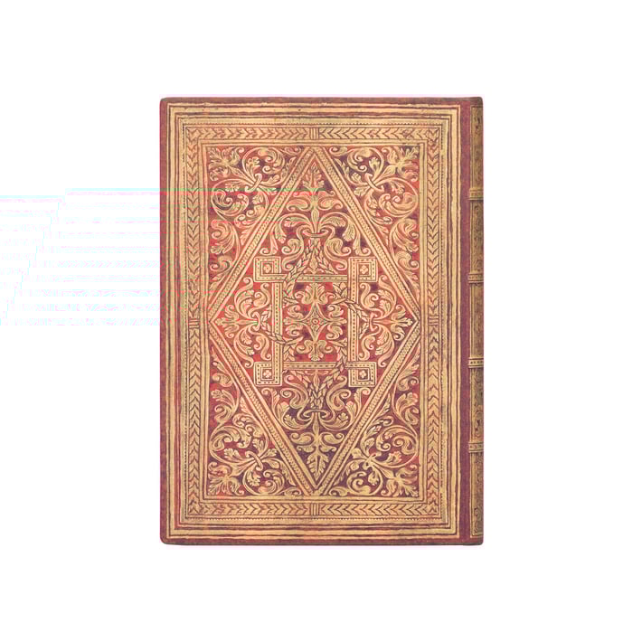 Paperblanks Тефтер Golden Pathway, Midi, широки редове, твърда корица, 72 листа