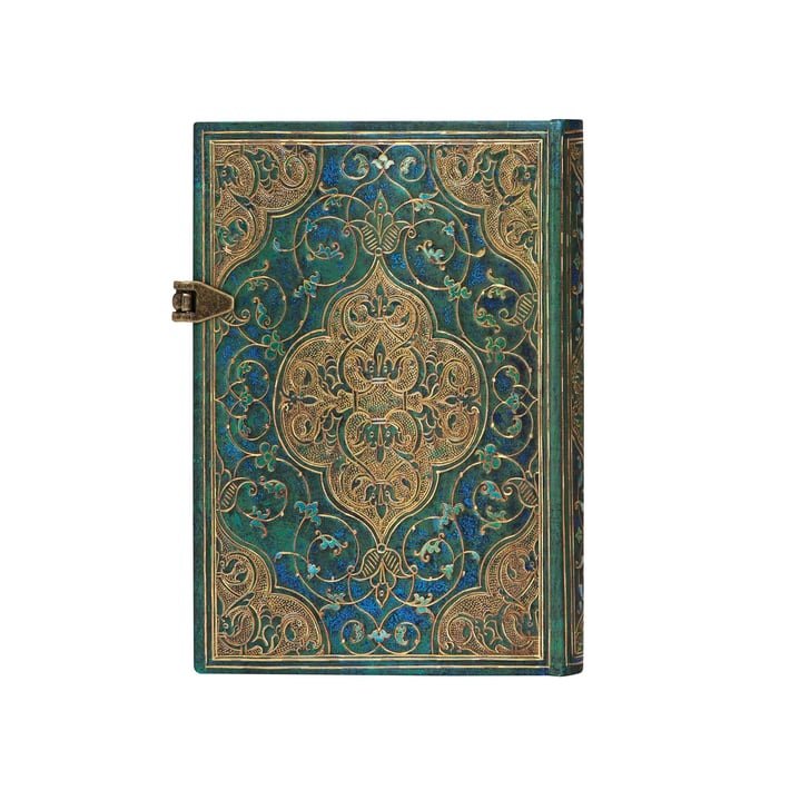 Paperblanks Тефтер Turquoise, Mini, широки редове, твърда корица, 120 листа