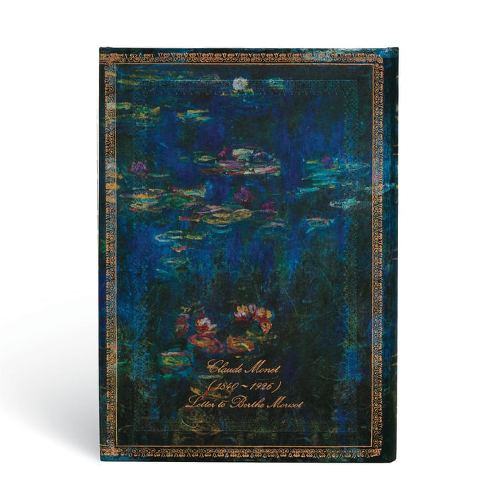 Paperblanks Тефтер Monet, Midi, широки редове, твърда корица, 72 листа