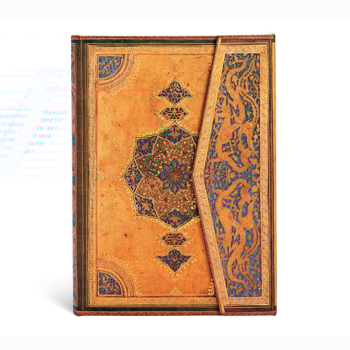 Paperblanks Тефтер Safavid, Midi, широки редове, твърда корица, 72 листа
