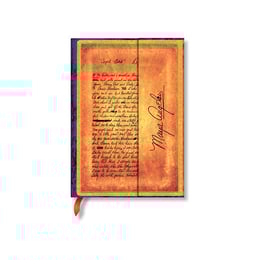 Paperblanks Тефтер Angelou, Midi, широки редове, твърда корица, 72 листа