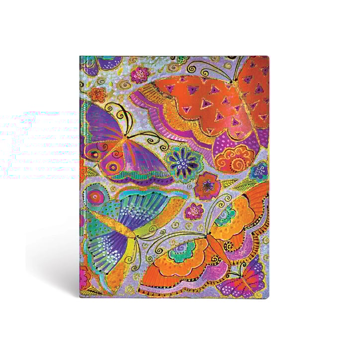 Paperblanks Тефтер Flutterbyes, Ultra, широки редове, мека корица, 88 листа