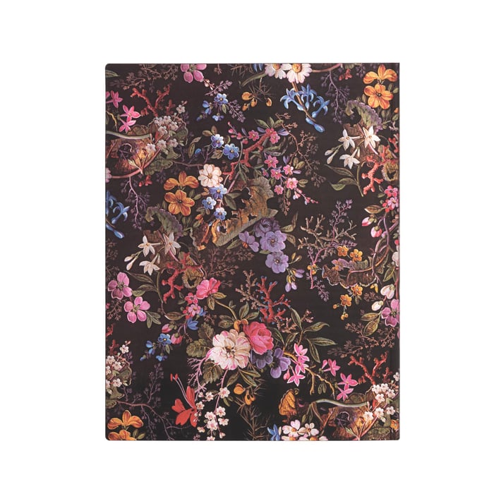 Paperblanks Тефтер Floralia, Ultra, широки редове, мека корица, 88 листа
