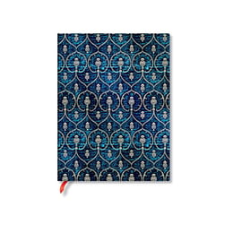 Paperblanks Тефтер Blue Velvet, 180 х 230 mm, мека корица, 88 листа