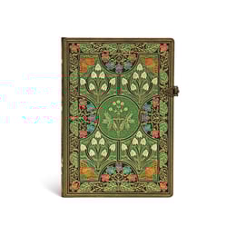 Paperblanks Тефтер Poetry in Bloom, Midi, широки редове, твърда корица, 72 листа