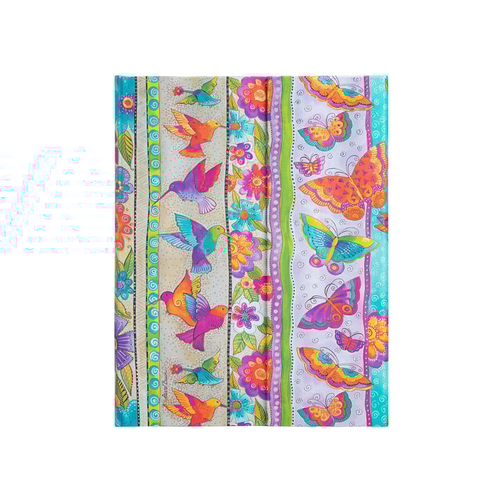 Paperblanks Тефтер Hummingbird, 180 х 230 mm, широки редове, твърда корица, 72 листа