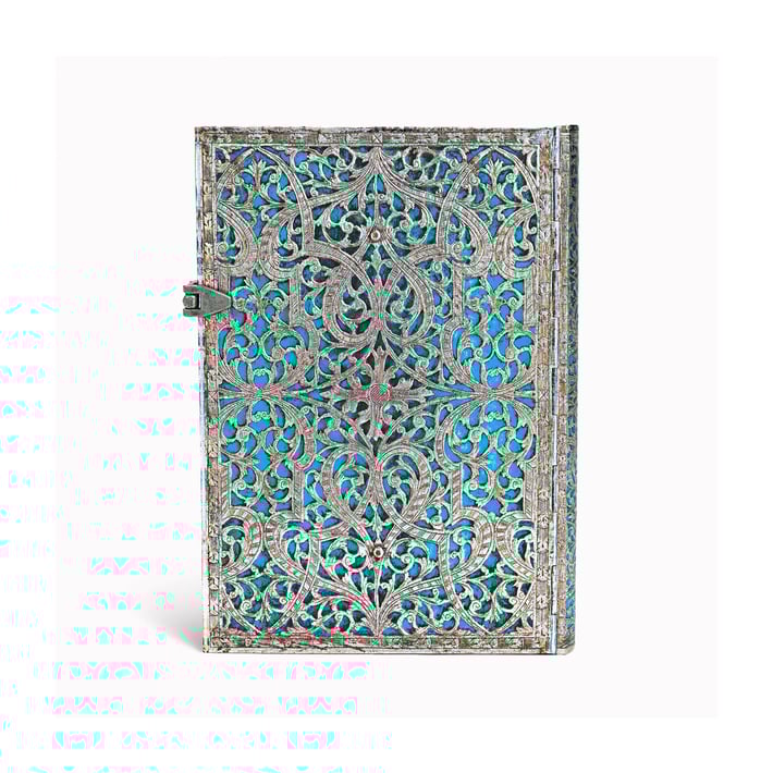 Paperblanks Тефтер Maya Blue, Midi, широки редове, твърда корица, 120 листа