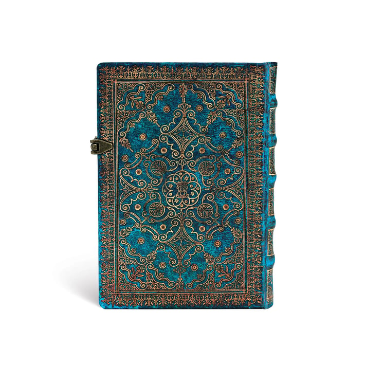 Paperblanks Тефтер Azure, Midi, широки редове, твърда корица, 120 листа