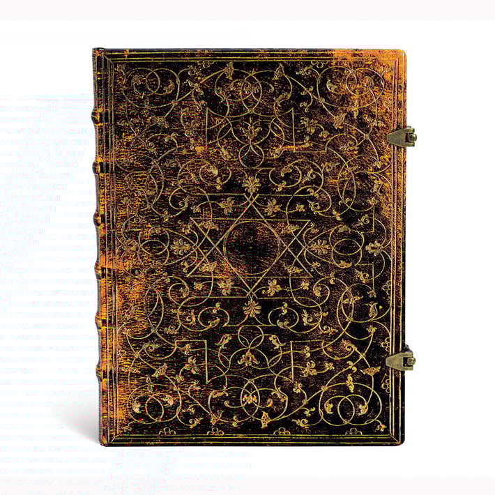 Paperblanks Тефтер Grolier, Ultra, широки редове, твърда корица, 72 листа