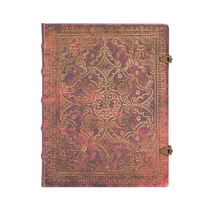 Paperblanks Тефтер Carmine, Ultra, широки редове, твърда корица, 72 листа