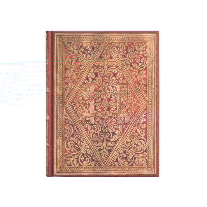 Paperblanks Тефтер Golden Pathway, Ultra, широки редове, твърда корица, 72 листа