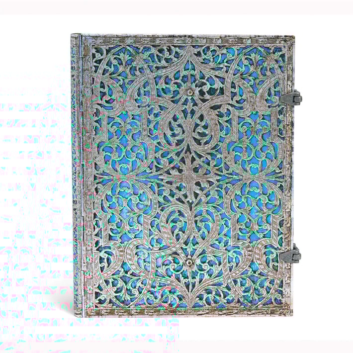 Paperblanks Тефтер Maya Blue, Ultra, широки редове, твърда корица, 120 листа