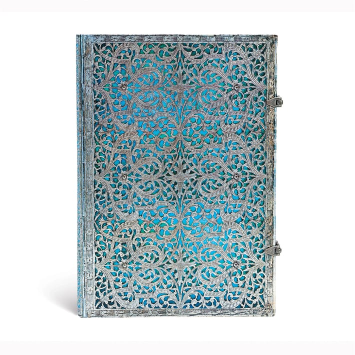 Paperblanks Тефтер Maya Blue, Grande, твърда корица, 120 листа