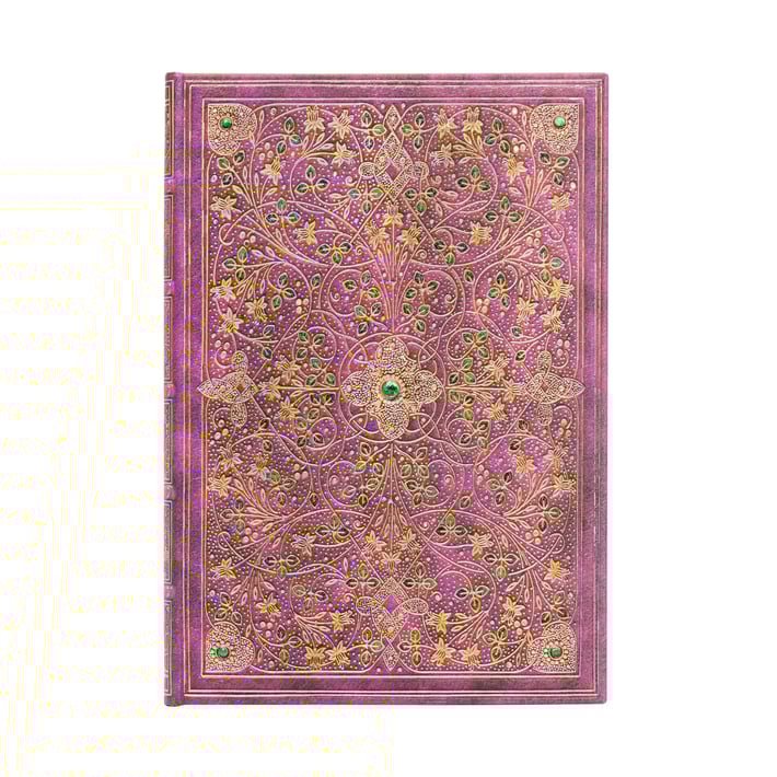 Paperblanks Тефтер Sangorski & Sutcliffe, Midi, широки редове, твърда корица, 72 листа