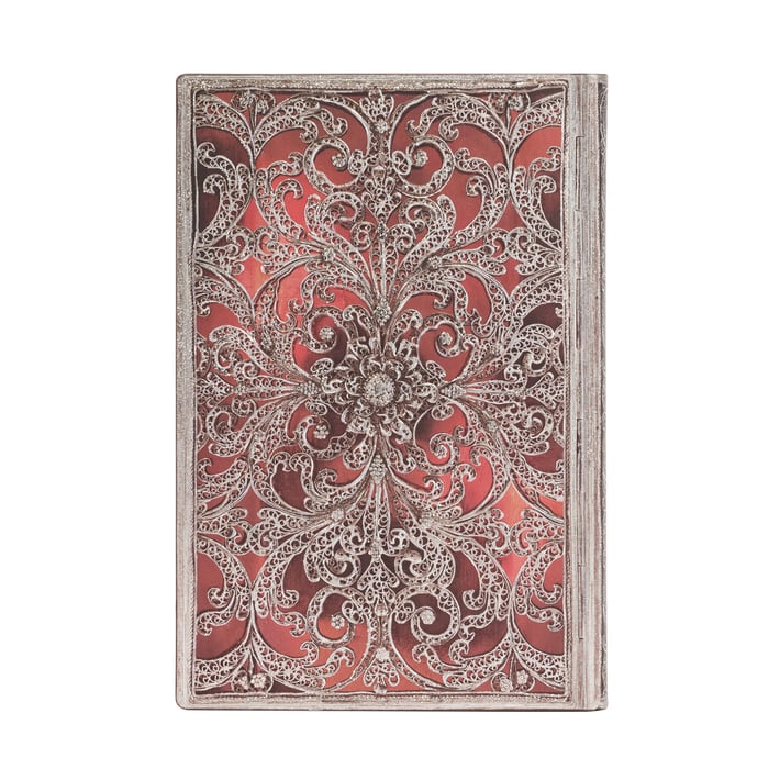 Paperblanks Тефтер Garnet, Mini, широки редове, мека корица, 104 листа