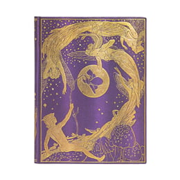 Paperblanks Тефтер Violet Fairy, Ultra, широки редове, твърда корица, 72 листа
