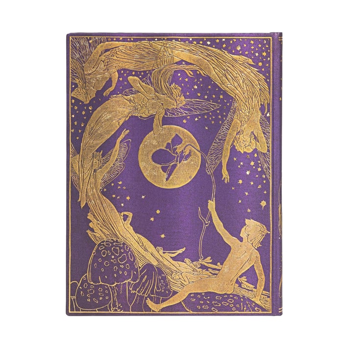 Paperblanks Тефтер Violet Fairy, Ultra, широки редове, твърда корица, 72 листа